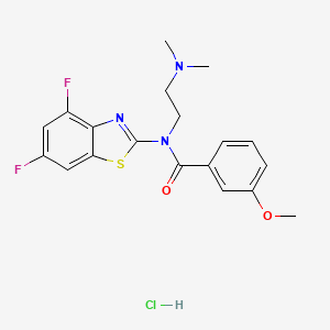 N-(4,6-difluorobenzo[d]thiazol-2-yl)-N-(2-(dimethylamino)ethyl)-3-methoxybenzamide hydrochloride