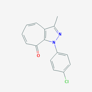 1-(4-chlorophenyl)-3-methylcyclohepta[c]pyrazol-8(1H)-one