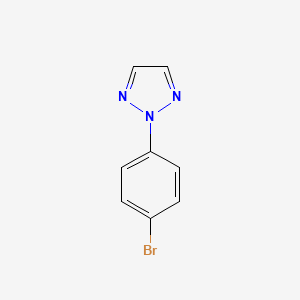 molecular formula C8H6BrN3 B2789665 2-(4-bromophenyl)-2H-1,2,3-triazole CAS No. 74733-90-7