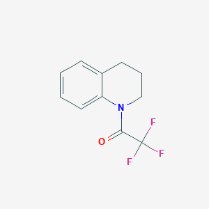 molecular formula C11H10F3NO B2789679 2,2,2-Trifluoro-1-(1,2,3,4-tetrahydroquinolin-1-yl)ethan-1-one CAS No. 79066-90-3