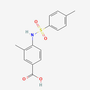 3-Methyl-4-{[(4-methylphenyl)sulfonyl]amino}benzoic acid