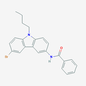 molecular formula C23H21BrN2O B278974 N-(6-bromo-9-butyl-9H-carbazol-3-yl)benzamide 