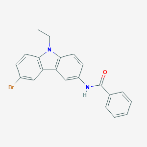 molecular formula C21H17BrN2O B278975 N-(6-bromo-9-ethyl-9H-carbazol-3-yl)benzamide 