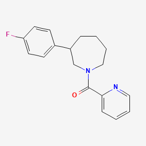 molecular formula C18H19FN2O B2789759 (3-(4-Fluorophenyl)azepan-1-yl)(pyridin-2-yl)methanone CAS No. 1798019-39-2
