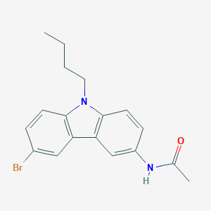 molecular formula C18H19BrN2O B278976 N-(6-bromo-9-butyl-9H-carbazol-3-yl)acetamide 
