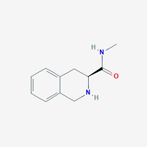 molecular formula C11H15ClN2O B2789790 (3S)-N-methyl-1,2,3,4-tetrahydroisoquinoline-3-carboxamide CAS No. 254102-05-1