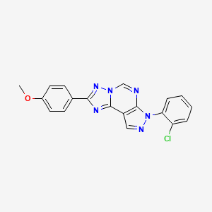 7-(2-chlorophenyl)-2-(4-methoxyphenyl)-7H-pyrazolo[4,3-e][1,2,4]triazolo[1,5-c]pyrimidine