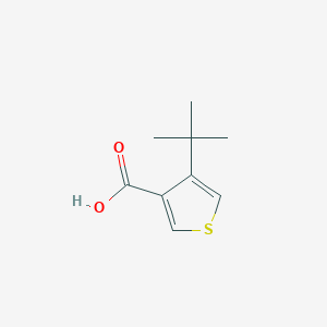 molecular formula C9H12O2S B2789811 4-Tert-butylthiophene-3-carboxylic acid CAS No. 1495814-93-1
