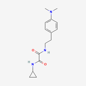 molecular formula C15H21N3O2 B2789827 N1-cyclopropyl-N2-(4-(dimethylamino)phenethyl)oxalamide CAS No. 953951-83-2