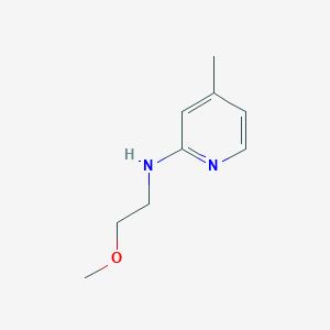 molecular formula C9H14N2O B2789861 N-(2-methoxyethyl)-4-methylpyridin-2-amine CAS No. 1247938-31-3