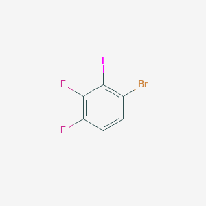 molecular formula C6H2BrF2I B2789882 1-Bromo-3,4-difluoro-2-iodobenzene CAS No. 1208077-27-3