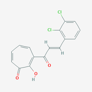 3-[3-(2,3-Dichlorophenyl)acryloyl]-2-hydroxy-2,4,6-cycloheptatrien-1-one