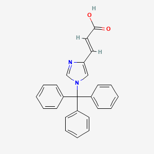 (E)-3-(1-tritylimidazol-4-yl)prop-2-enoic acid