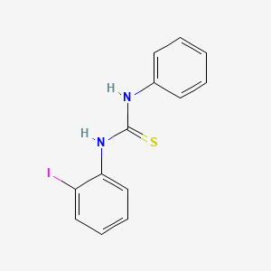 molecular formula C13H11IN2S B2789987 1-(2-碘苯基)-3-苯基硫脲 CAS No. 32062-70-7