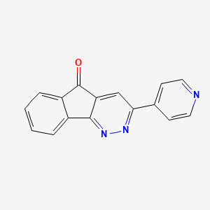 molecular formula C16H9N3O B2790011 3-(4-pyridinyl)-5H-indeno[1,2-c]pyridazin-5-one CAS No. 303145-58-6