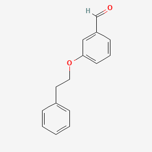 molecular formula C15H14O2 B2790023 3-(2-Phenylethoxy)benzaldehyde CAS No. 255832-34-9