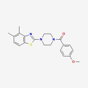 2-[4-(4-Methoxybenzoyl)piperazin-1-yl]-4,5-dimethyl-1,3-benzothiazole