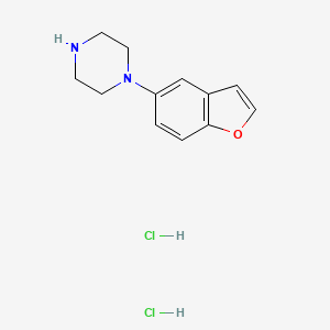 1-(1-Benzofuran-5-yl)piperazine;dihydrochloride
