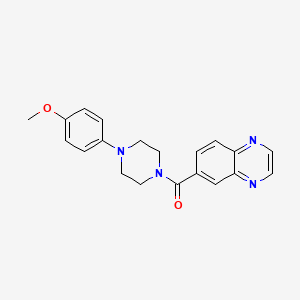 (4-(4-Methoxyphenyl)piperazin-1-yl)(quinoxalin-6-yl)methanone