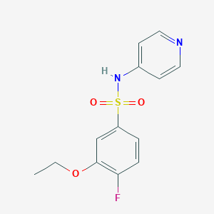 3-Ethoxy-4-fluoro-N-pyridin-4-yl-benzenesulfonamide