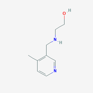 2-([(4-Methylpyridin-3-YL)methyl]amino)ethan-1-OL