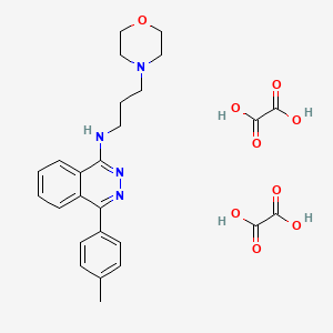 molecular formula C26H30N4O9 B2790131 N-(3-morpholinopropyl)-4-(p-tolyl)phthalazin-1-amine dioxalate CAS No. 1051924-47-0