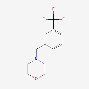 molecular formula C12H14F3NO B2790148 4-[3-(Trifluoromethyl)benzyl]morpholine CAS No. 90754-66-8