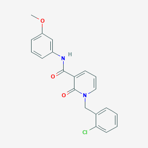 1-[(2-chlorophenyl)methyl]-N-(3-methoxyphenyl)-2-oxo-1,2-dihydropyridine-3-carboxamide