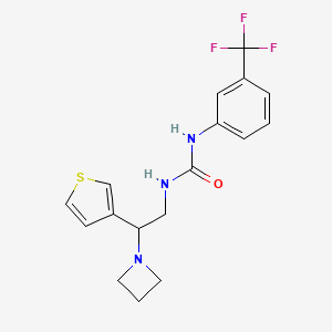 1-(2-(Azetidin-1-yl)-2-(thiophen-3-yl)ethyl)-3-(3-(trifluoromethyl)phenyl)urea