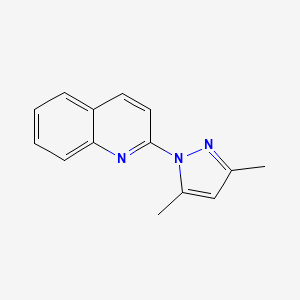 2-(3,5-dimethyl-1H-pyrazol-1-yl)quinoline