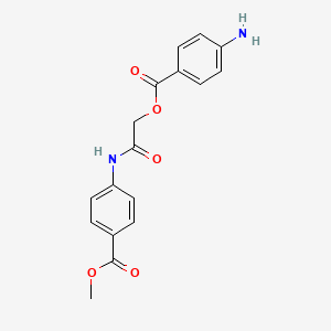 2-{[4-(Methoxycarbonyl)phenyl]amino}-2-oxoethyl 4-aminobenzoate