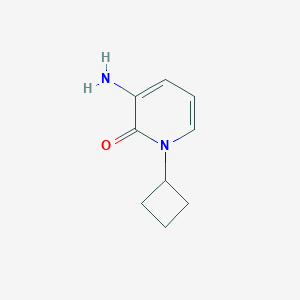 molecular formula C9H12N2O B2790278 3-Amino-1-cyclobutyl-1,2-dihydropyridin-2-one CAS No. 1785094-95-2