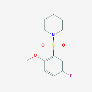 1-[(5-Fluoro-2-methoxyphenyl)sulfonyl]piperidine