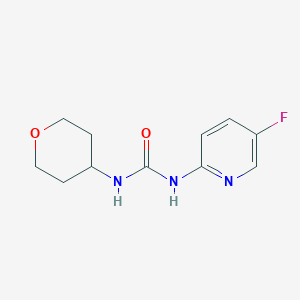 1-(5-Fluoropyridin-2-yl)-3-(oxan-4-yl)urea