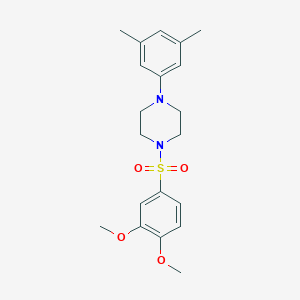 1-[(3,4-Dimethoxyphenyl)sulfonyl]-4-(3,5-dimethylphenyl)piperazine