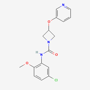 N-(5-chloro-2-methoxyphenyl)-3-(pyridin-3-yloxy)azetidine-1-carboxamide