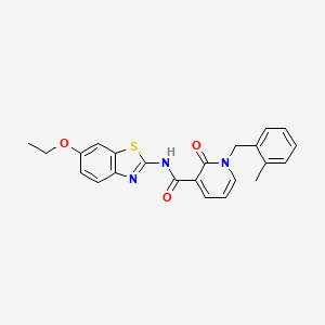 N-(6-ethoxybenzo[d]thiazol-2-yl)-1-(2-methylbenzyl)-2-oxo-1,2-dihydropyridine-3-carboxamide
