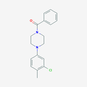 1-Benzoyl-4-(3-chloro-4-methylphenyl)piperazine
