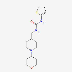 1-((1-(tetrahydro-2H-pyran-4-yl)piperidin-4-yl)methyl)-3-(thiophen-2-yl)urea