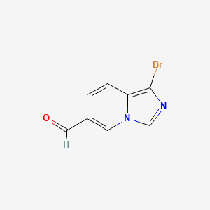 1-Bromoimidazo[1,5-a]pyridine-6-carbaldehyde