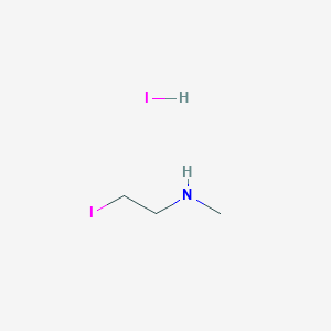 molecular formula C3H9I2N B2790463 (2-Iodoethyl)(methyl)amine hydroiodide CAS No. 19754-75-7