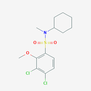 3,4-dichloro-N-cyclohexyl-2-methoxy-N-methylbenzenesulfonamide