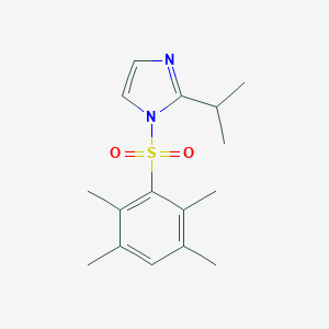 molecular formula C16H22N2O2S B279050 2-isopropyl-1-[(2,3,5,6-tetramethylphenyl)sulfonyl]-1H-imidazole 