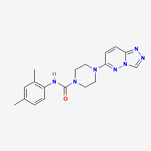 4-([1,2,4]triazolo[4,3-b]pyridazin-6-yl)-N-(2,4-dimethylphenyl)piperazine-1-carboxamide