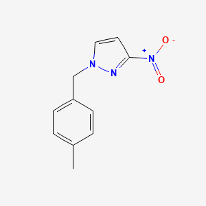 molecular formula C11H11N3O2 B2790543 1-(4-methylbenzyl)-3-nitro-1H-pyrazole CAS No. 1001510-36-6