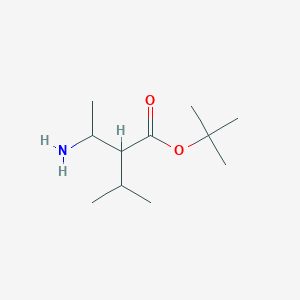 Tert-butyl 2-(1-aminoethyl)-3-methylbutanoate