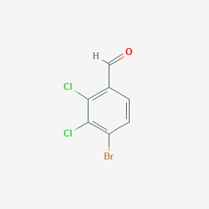 molecular formula C7H3BrCl2O B2790556 4-Bromo-2,3-dichlorobenzaldehyde CAS No. 1349715-65-6