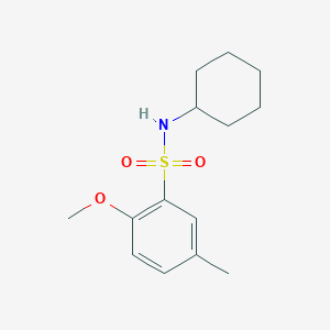 N-cyclohexyl-2-methoxy-5-methylbenzenesulfonamide