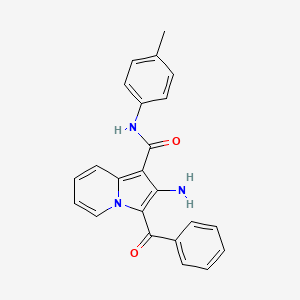 2-amino-3-benzoyl-N-(4-methylphenyl)indolizine-1-carboxamide