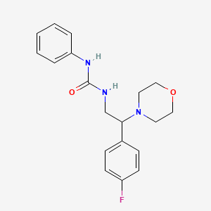 1-(2-(4-Fluorophenyl)-2-morpholinoethyl)-3-phenylurea